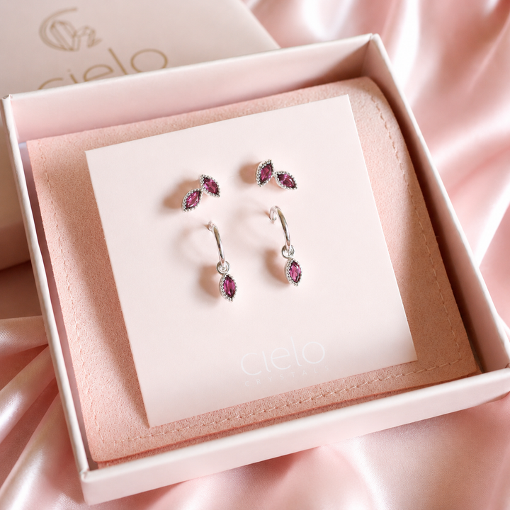 Flora Earrings Silver