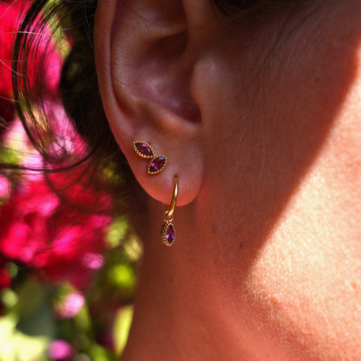 Flora Earrings Guld