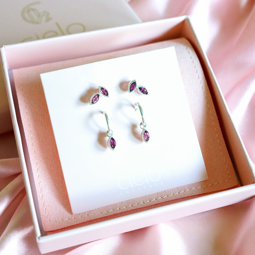 Flora Earrings Silver